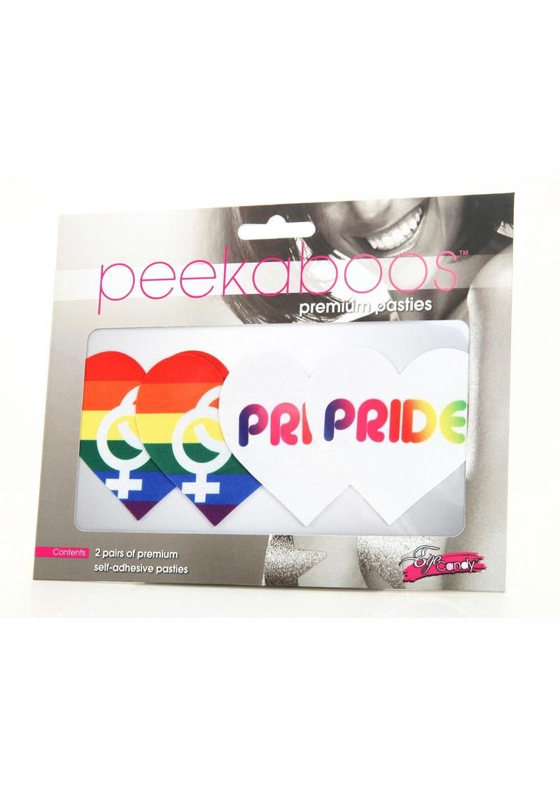 Glitter Pride Hearts, COLOR: Mutli, Size: Standard