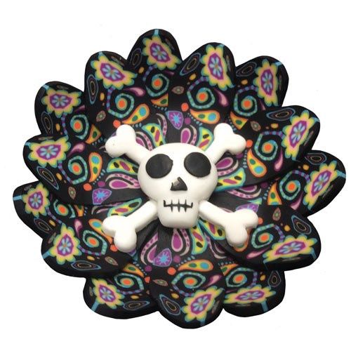 Fimo Round Cross Bone Dish