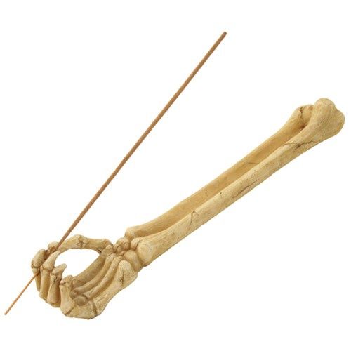 Skeleton Incense Boat, COLOR: WHITE, Size: 10.5"