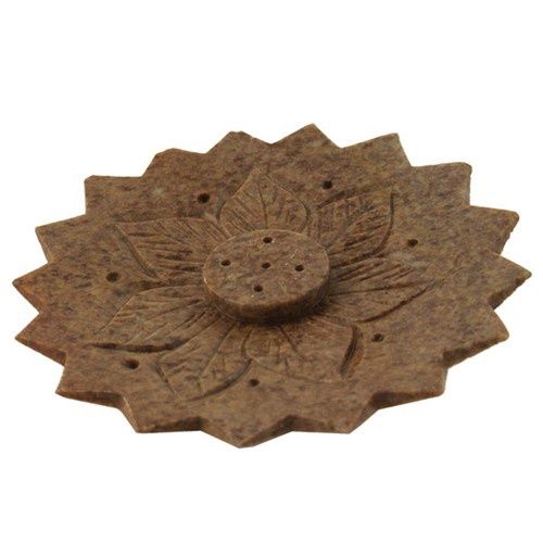 Soapstone Plate, COLOR: Brown, Size: 4"