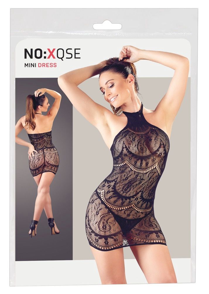 Fancy Net Dress, COLOR: Black, Size: Standard