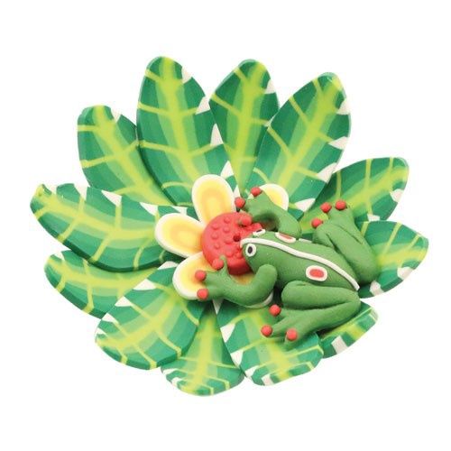 Fimo Round Frog Dish, Size: 3 IN