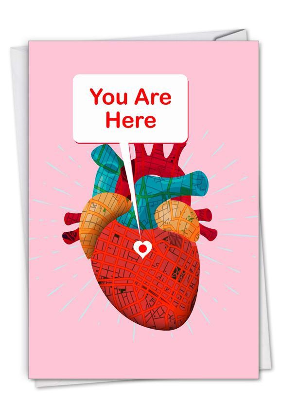 Heart Map Card