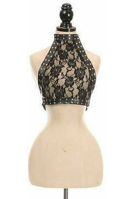 Vegan Leather &amp; Lace Harness