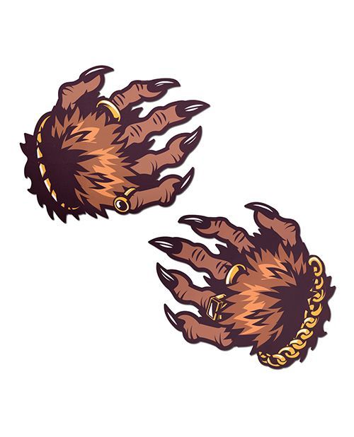 Monster Hands Pasties, COLOR: Brown