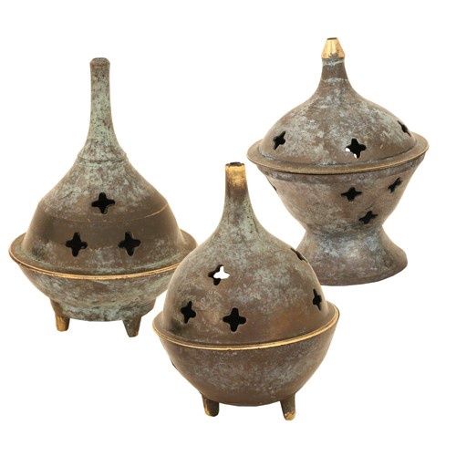 Patina Brass Cone Burner