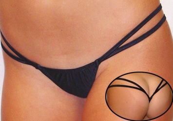 Double String V-Back Thong