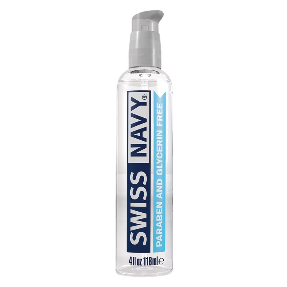 Swiss Navy Paraben &amp; Glycerin Free Lubricant, Size: 4 OZ