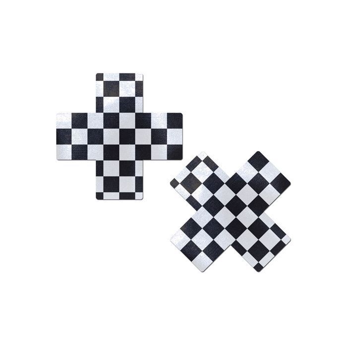 Checker Cross Pasties