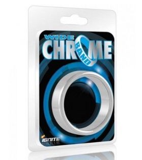 Thick Chrome Band, COLOR: SILVER, Size: 2"