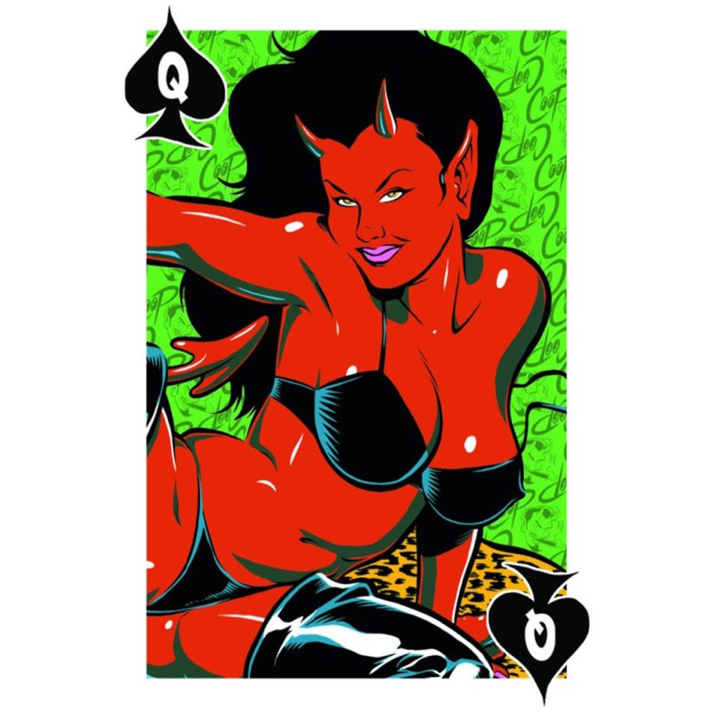 Coop Keep 'Em Honest Cards, COLOR: Red