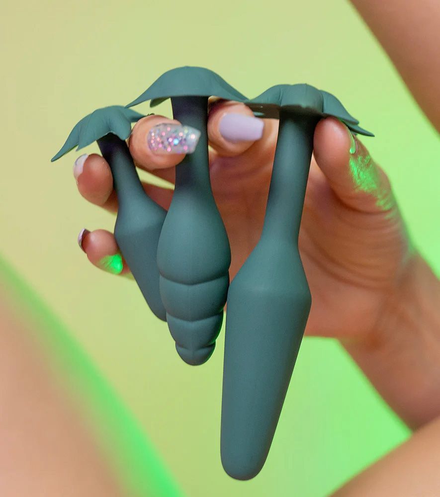 Doobies Pot Leaf Anal Trainer Set