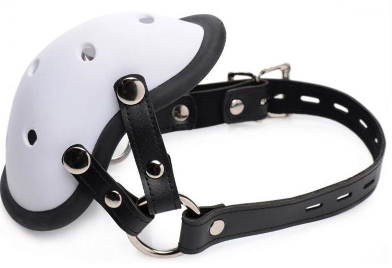 Athletic Cup Muzzle, COLOR: WHITE-BLACK