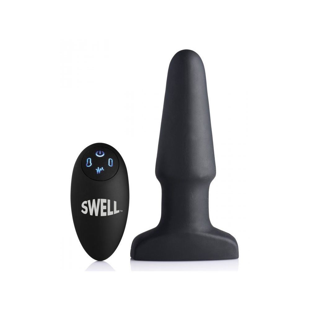 Swell Inflatable Anal Plug, COLOR: BLACK