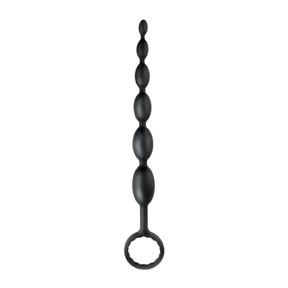 Anal Fantasy 1st Time Fun Beads, COLOR: Black, Size: 8.25 IN