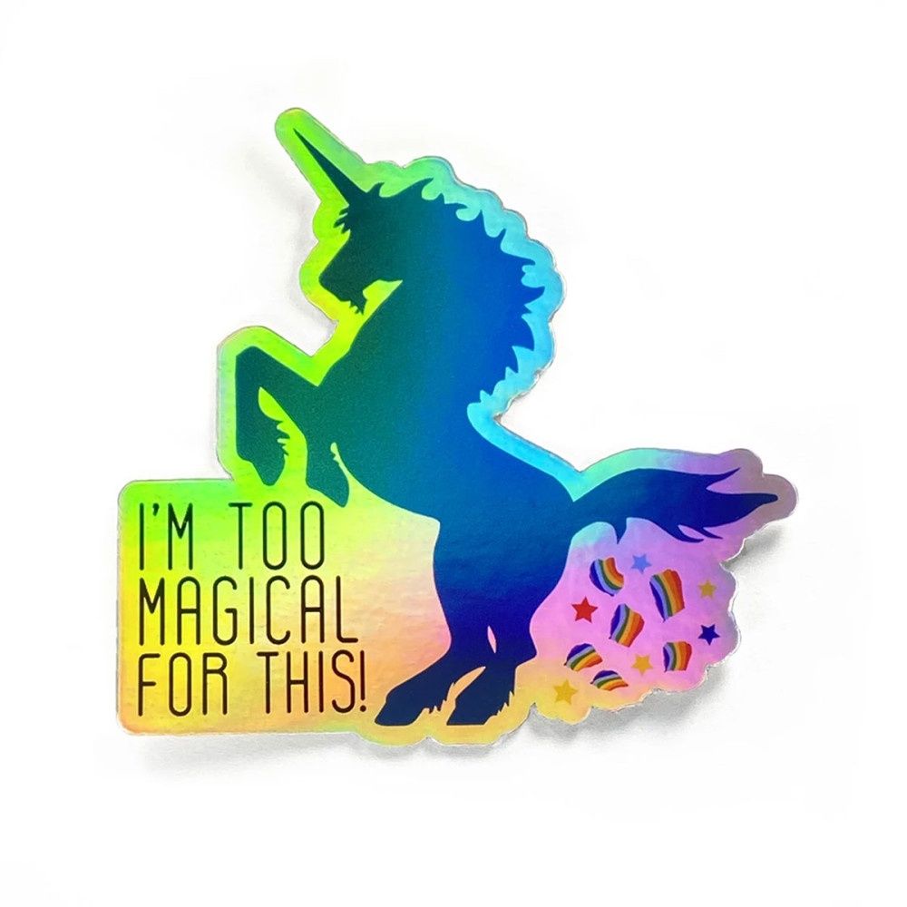 Too Magical for This Sticker