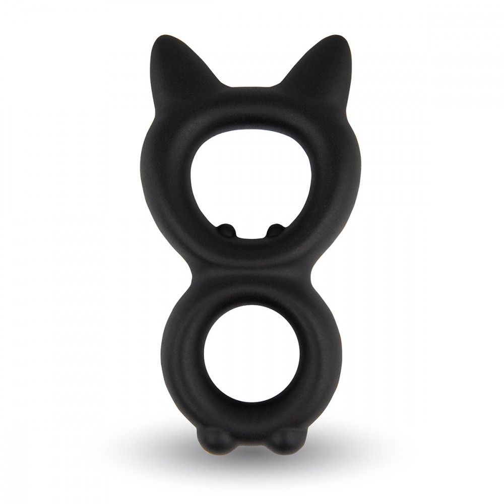 Velv'Or Rooster Kalf, COLOR: Black, Material: Silicone