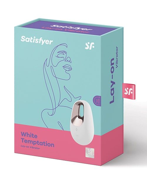 SATISFYER LAYONS WHITE TEMPT, Size: 15 SETTING, COLOR: WHITE