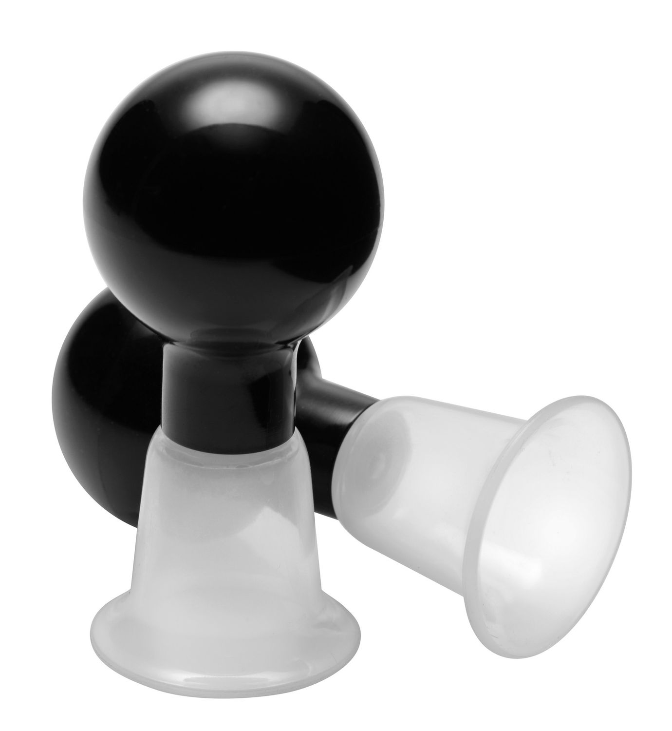 Size Matters See Thru Nipple Enlarger Pumps, COLOR: Black-Clear