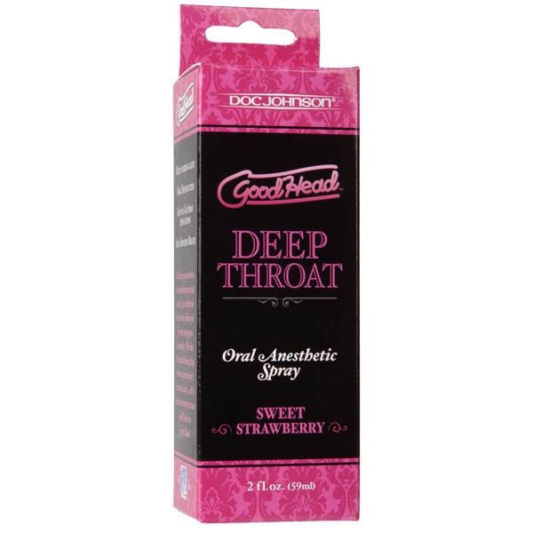 Goodhead Throat Spray, COLOR: STRAWBERRY, Size: 2 OZ