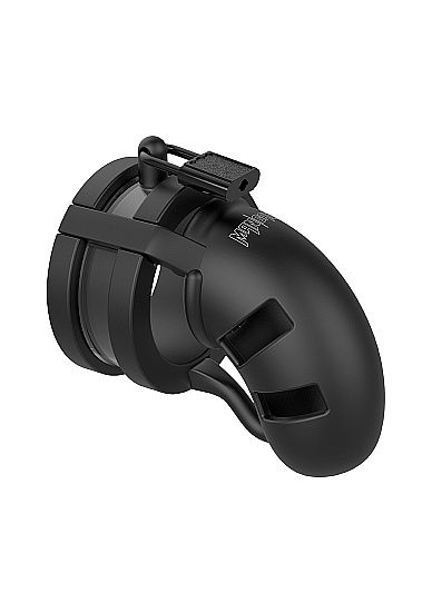 Mancage Model 18 Chastity Device, COLOR: Black, Material: Silicone