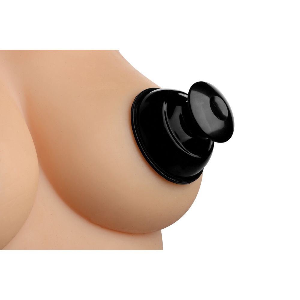 Plungers Extreme Suction Silicone Nipple Suckers, COLOR: Black