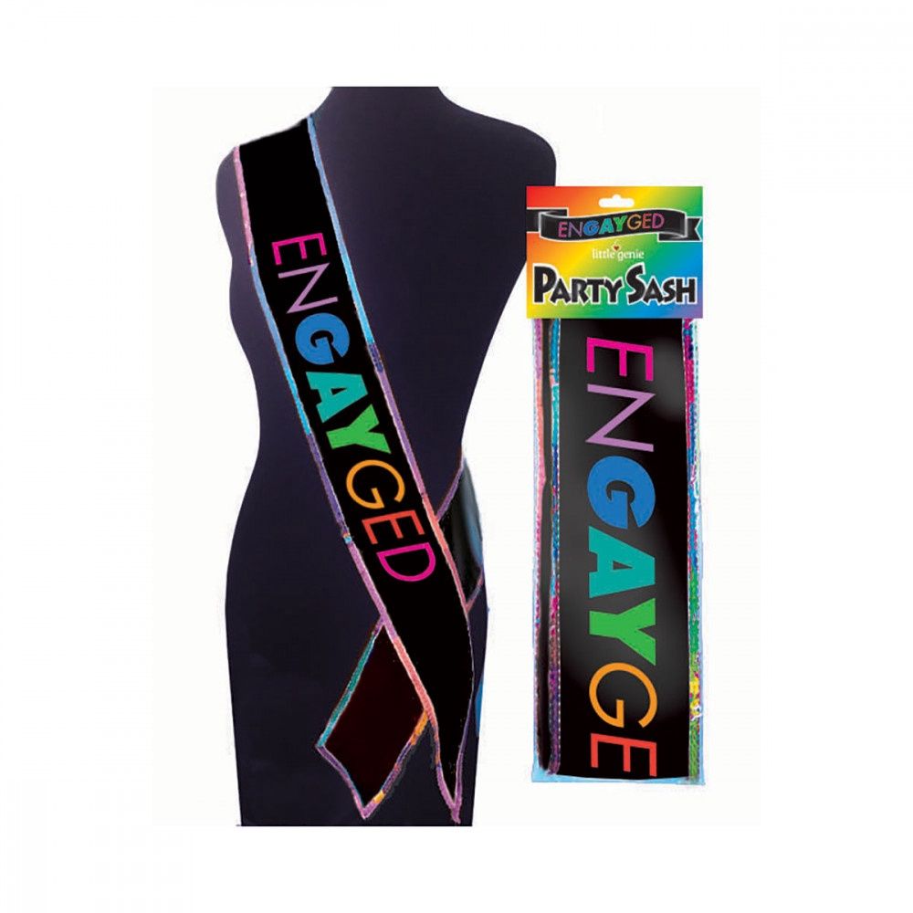 EnGAYged Sash, COLOR: Rainbow
