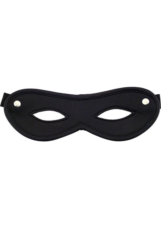Open Eye Leather Mask
