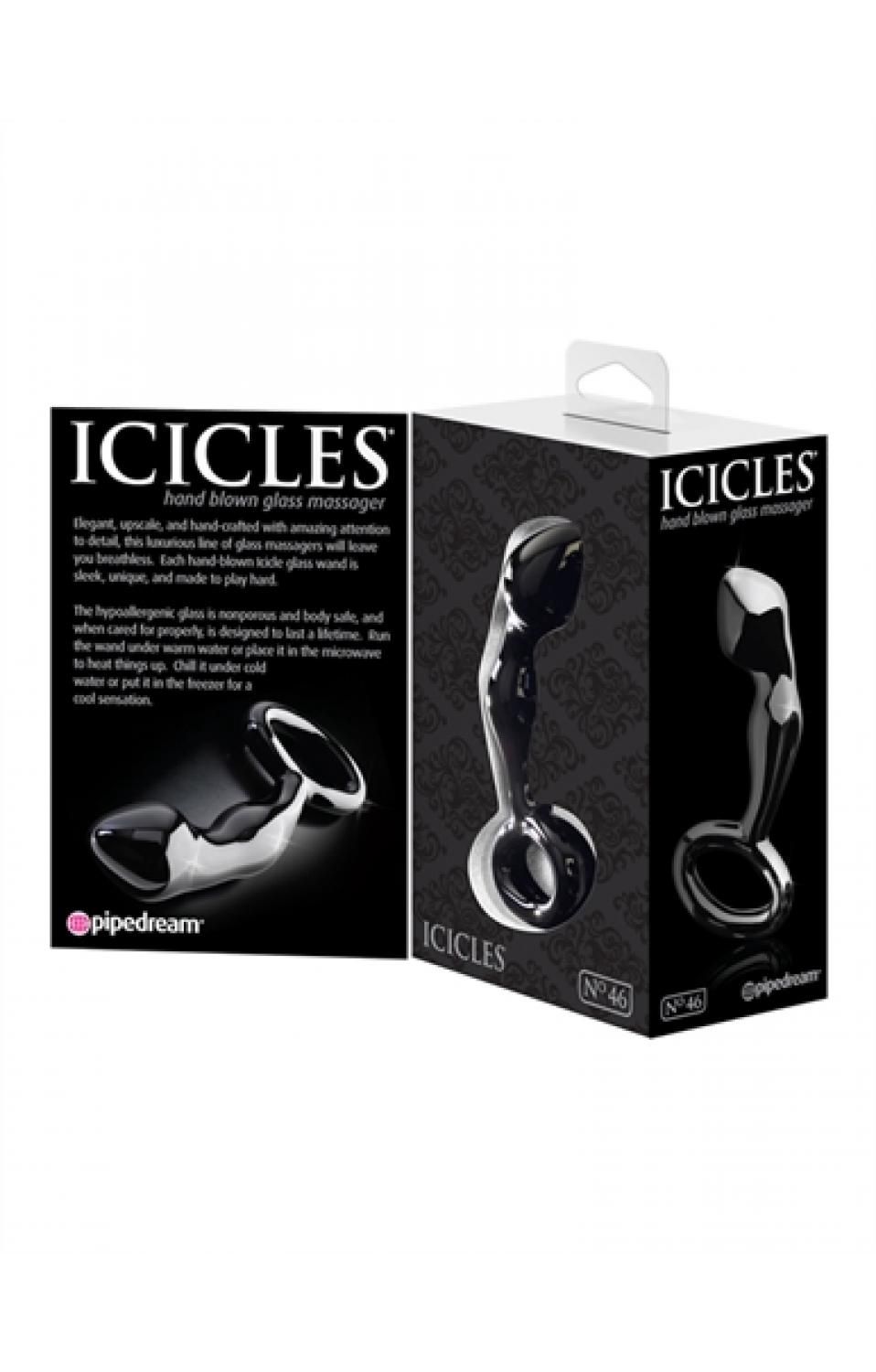 Icicles NO 46, COLOR: Black, Size: 3 IN