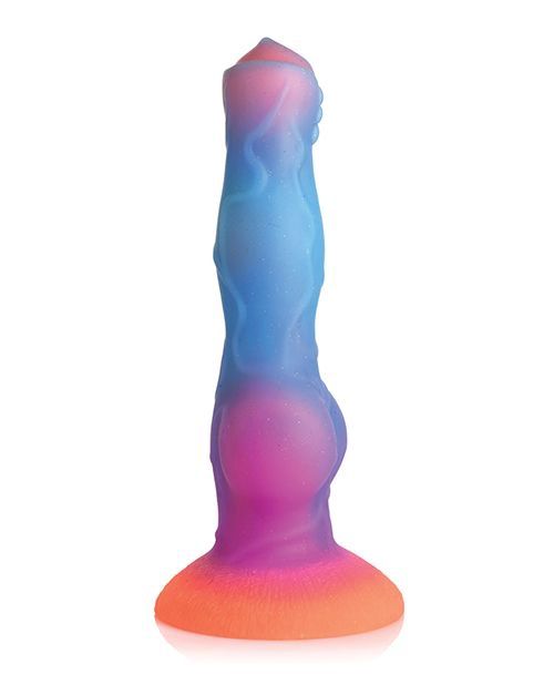 Creature Cocks Space Cock Dildo, COLOR: Blue, Size: 7.5 in