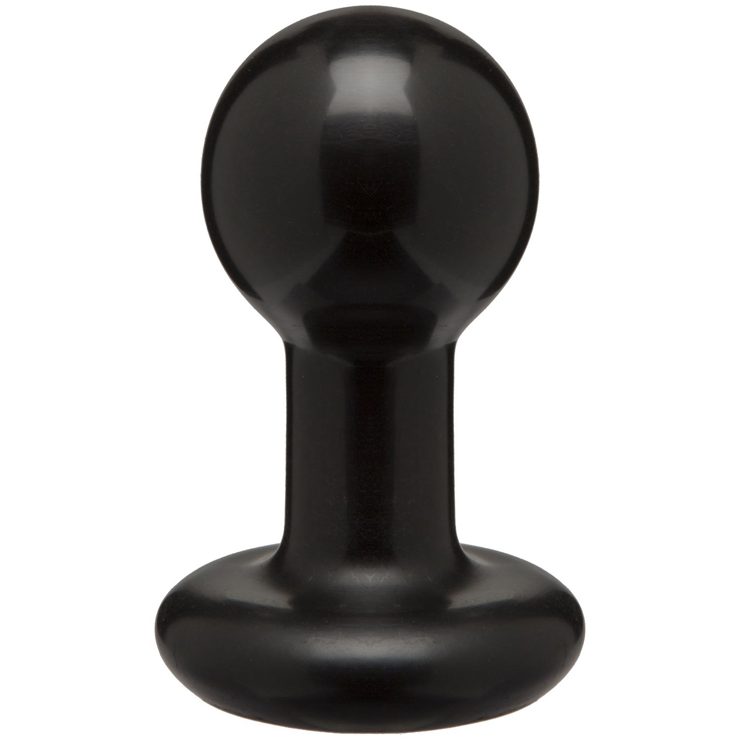Round Butt Plug, COLOR: Black, Size: Small