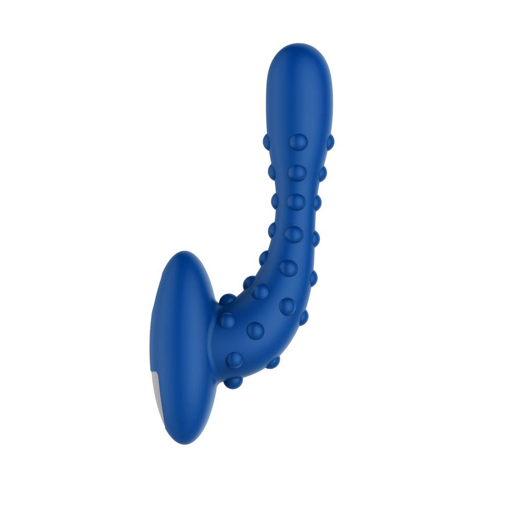 Pro Vibrating Massager Studded, COLOR: Blue