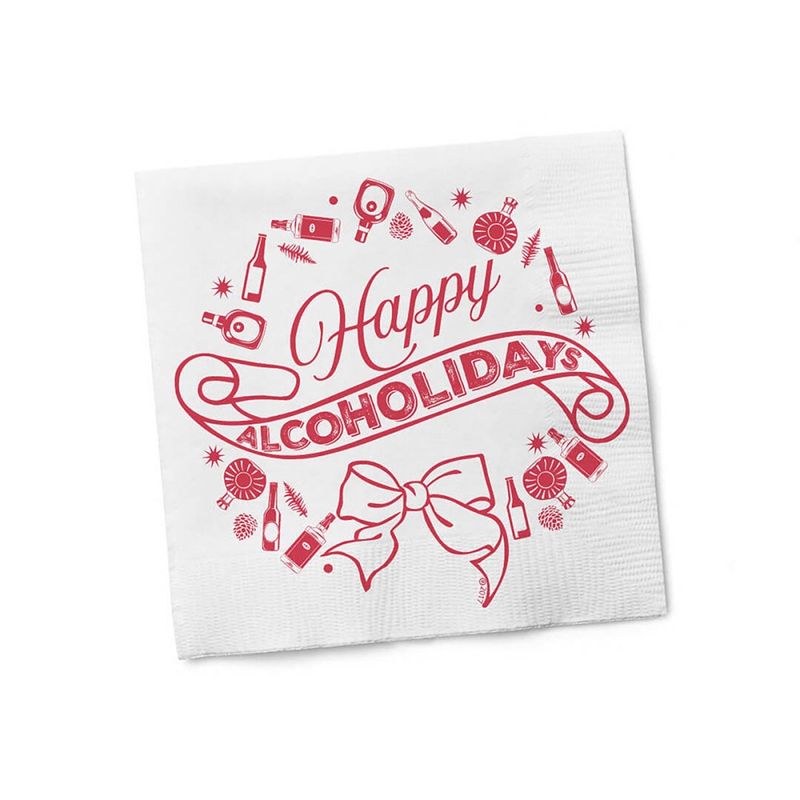 Happy Alcoholidays Napkins