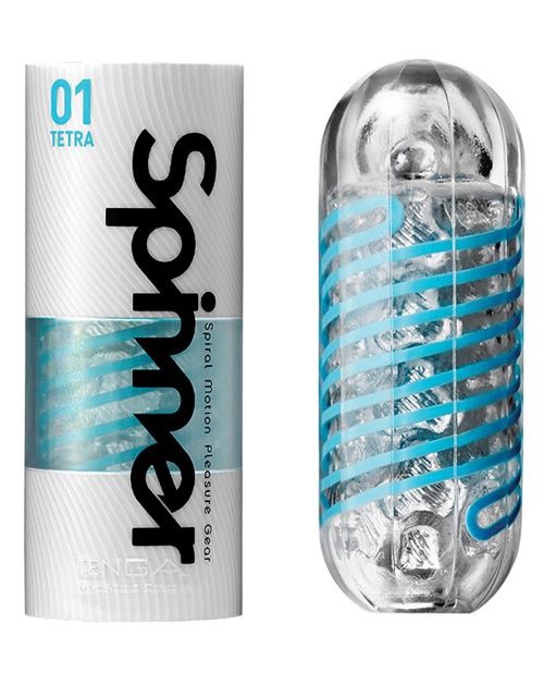 Tenga Spinner Masturbator, COLOR: TETRA, Size: 5.5 IN