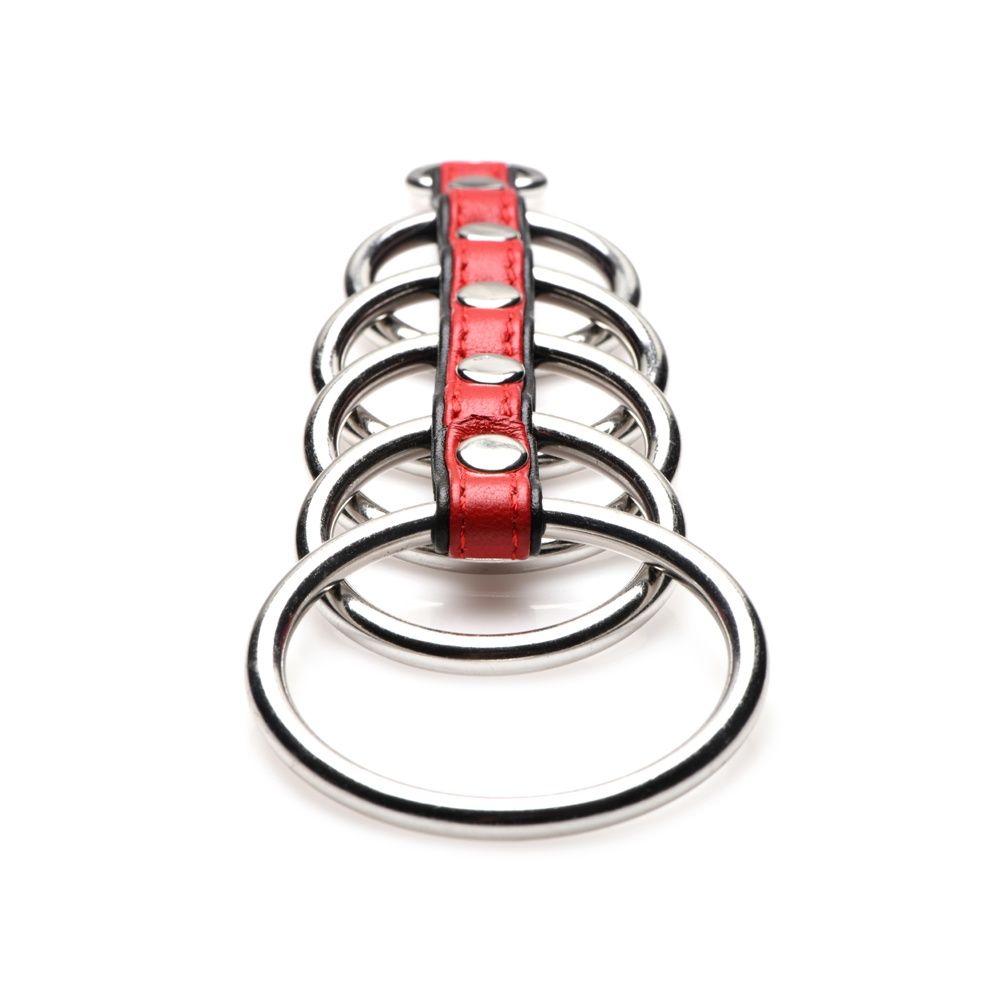 Cock Gear Gates of Hell Chastity Device, COLOR: Red