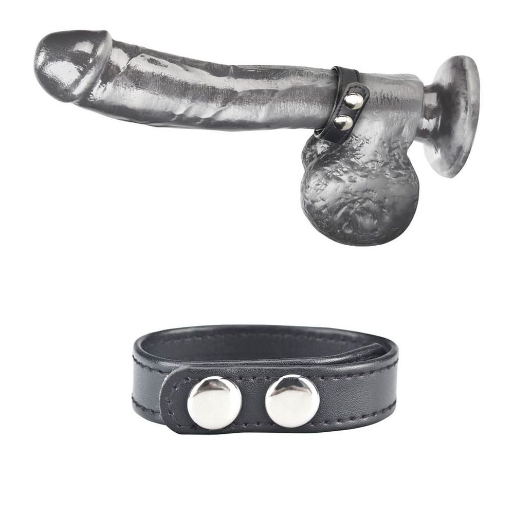 C &amp; B Gear Snap Cock Ring, COLOR: Black
