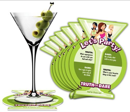 Truth or Dare Party Coasters