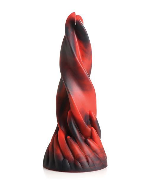 Creature Cocks Hell Kiss Twisted Tongues, COLOR: Red, Size: 7.4 in