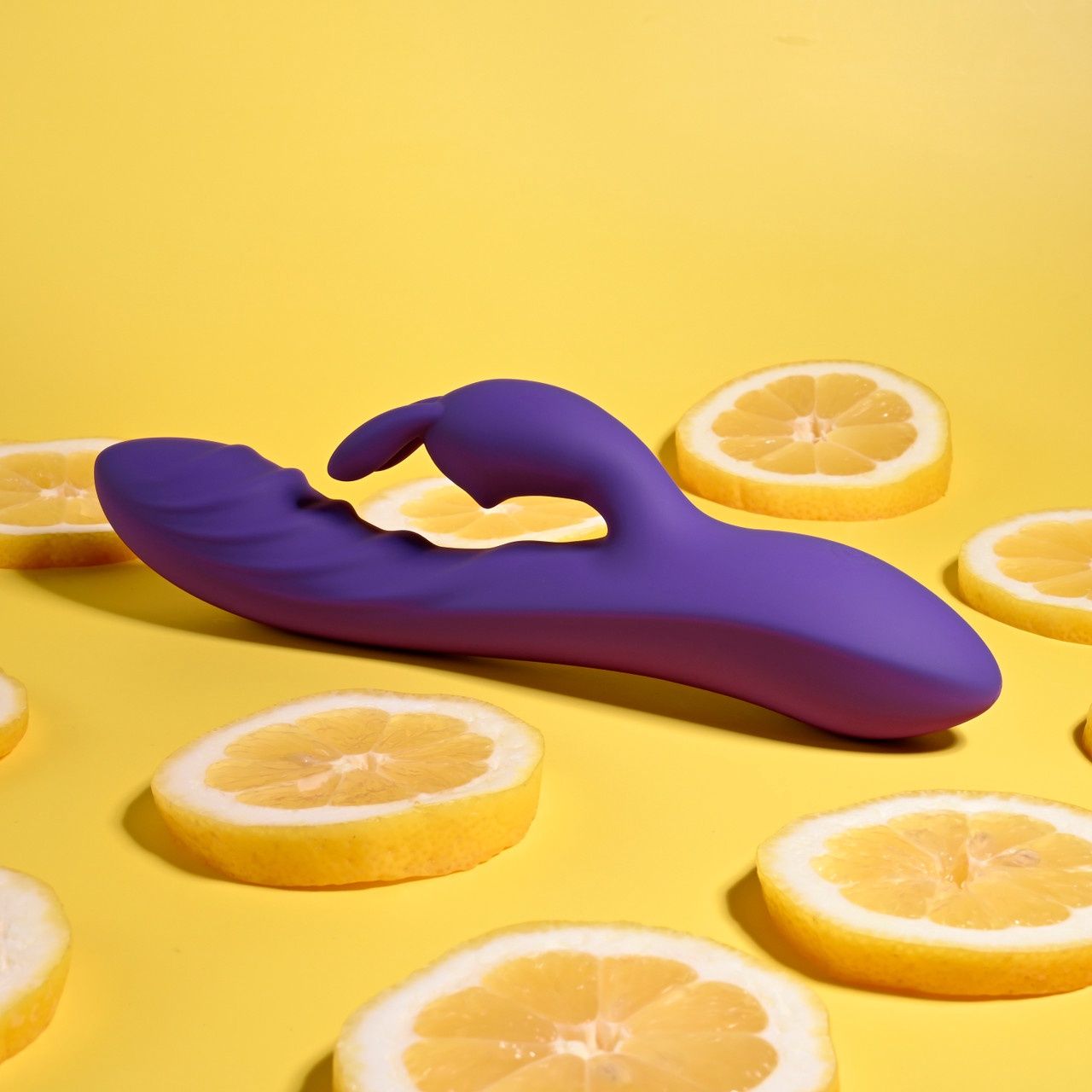 Wavy Rabbit Rechargeable Silicone Dual Motor Vibrator