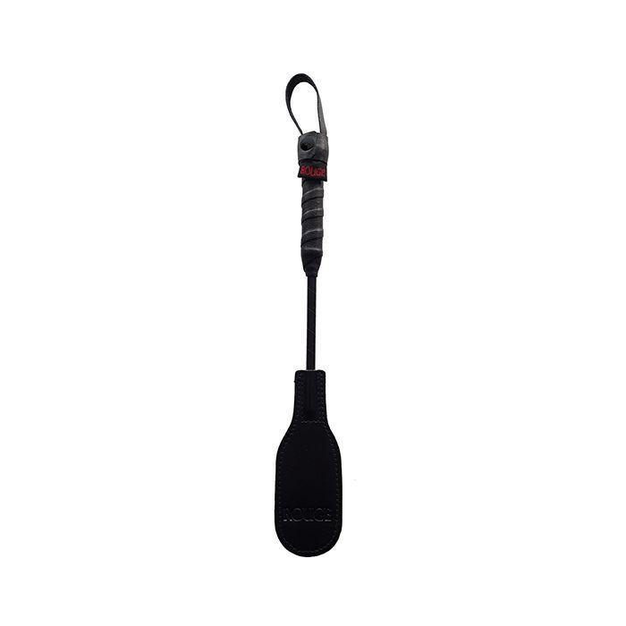 Mini Leather Oval Paddle, COLOR: Black