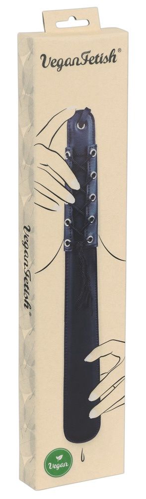 Vegan Flat Paddle, Size: 16.5 IN, COLOR: BLACK