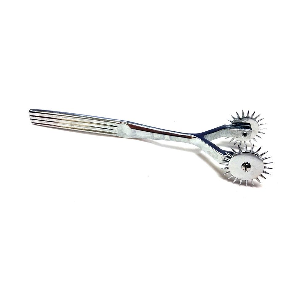 2 Prong Wartenberg Wheel, COLOR: Nickel Plated