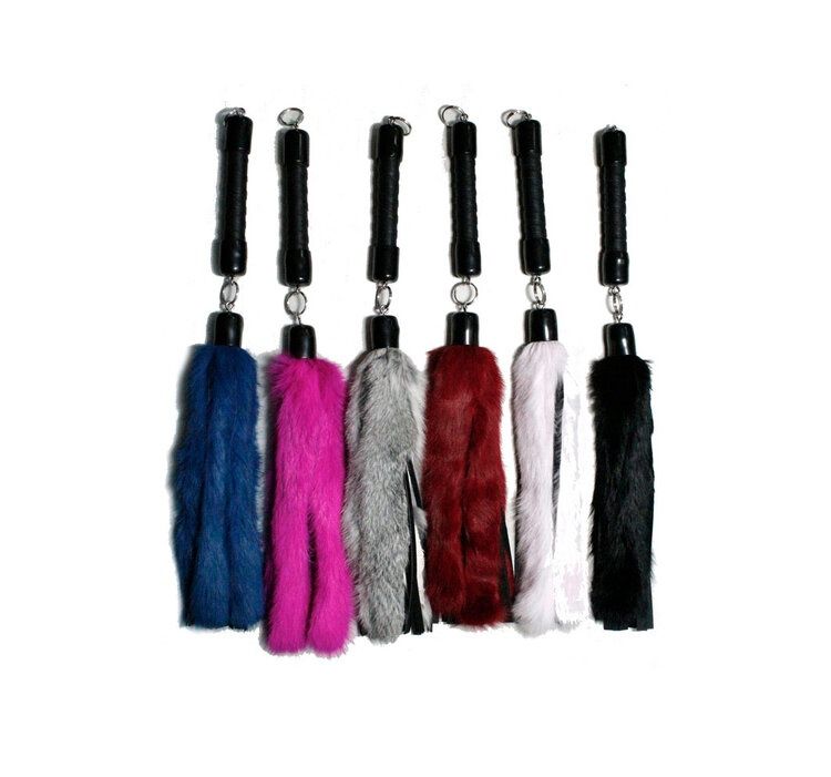 Fur and Leather Swivel Flogger