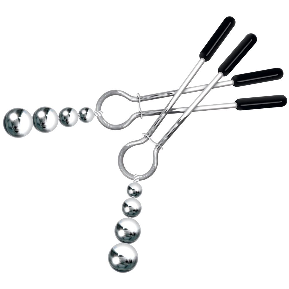 Eve's Naughty Nipple Clamps, COLOR: Silver