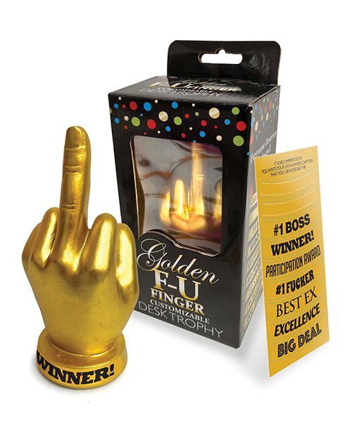 F U Finger Trophy, COLOR: Gold
