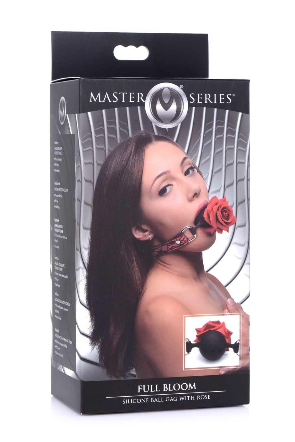 Master Series Silicone Rose Ball Gag