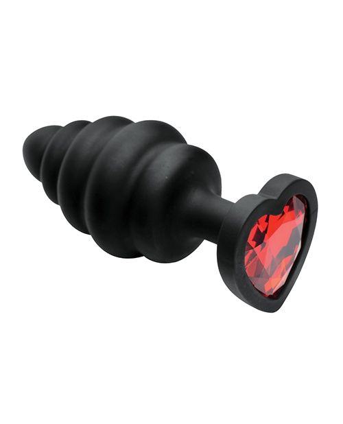 Heart Gem Anal Plug Set Isabell, COLOR: Black, Size: Multi