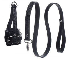 Strict Ball Stretcher &amp; Leash, COLOR: Black