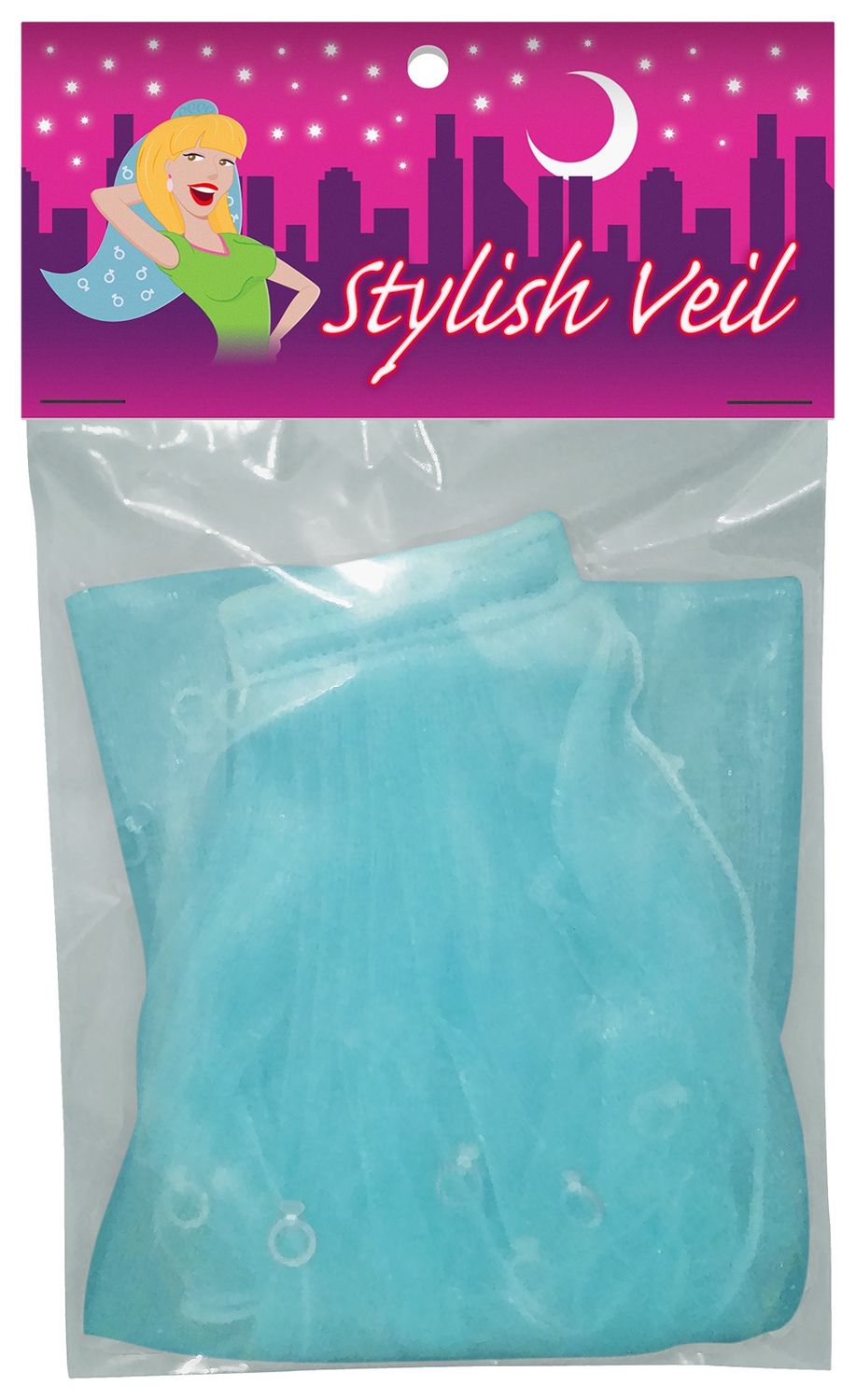 Stylish Veil, COLOR: Light Blue