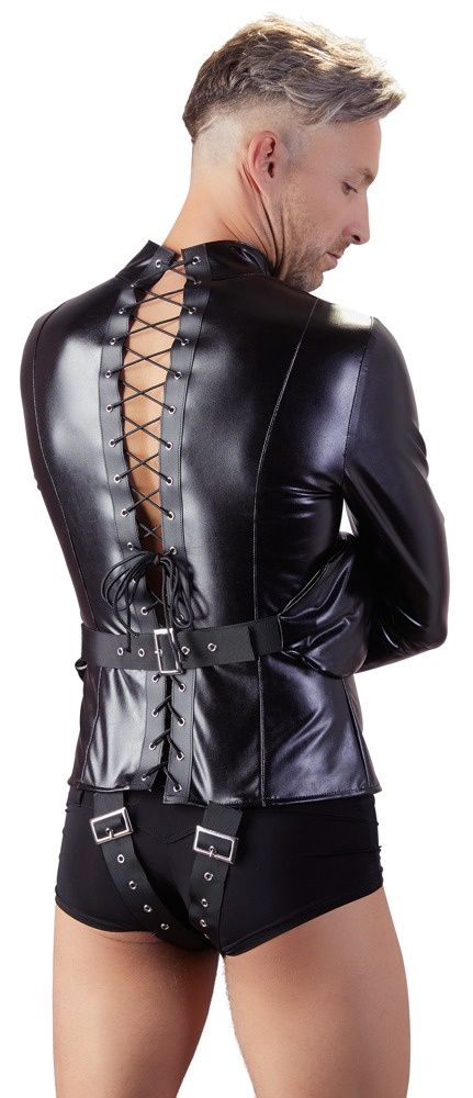 POLYESTER STRAITJACKET, Size: Large-Xlarge, COLOR: Black